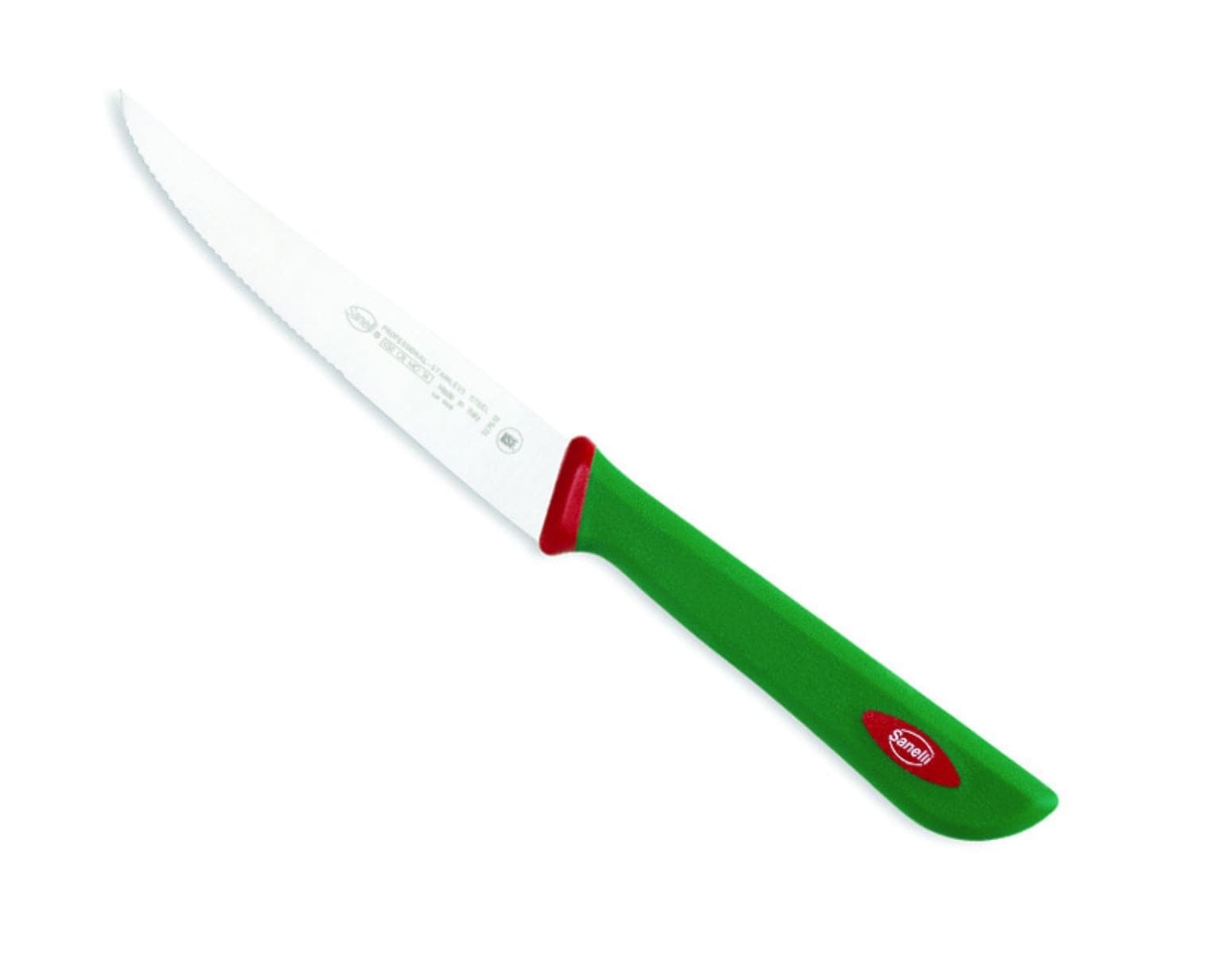 Coltello costata con lama semirigida e seghettata  ottimo per pomodoro e pane - - 4