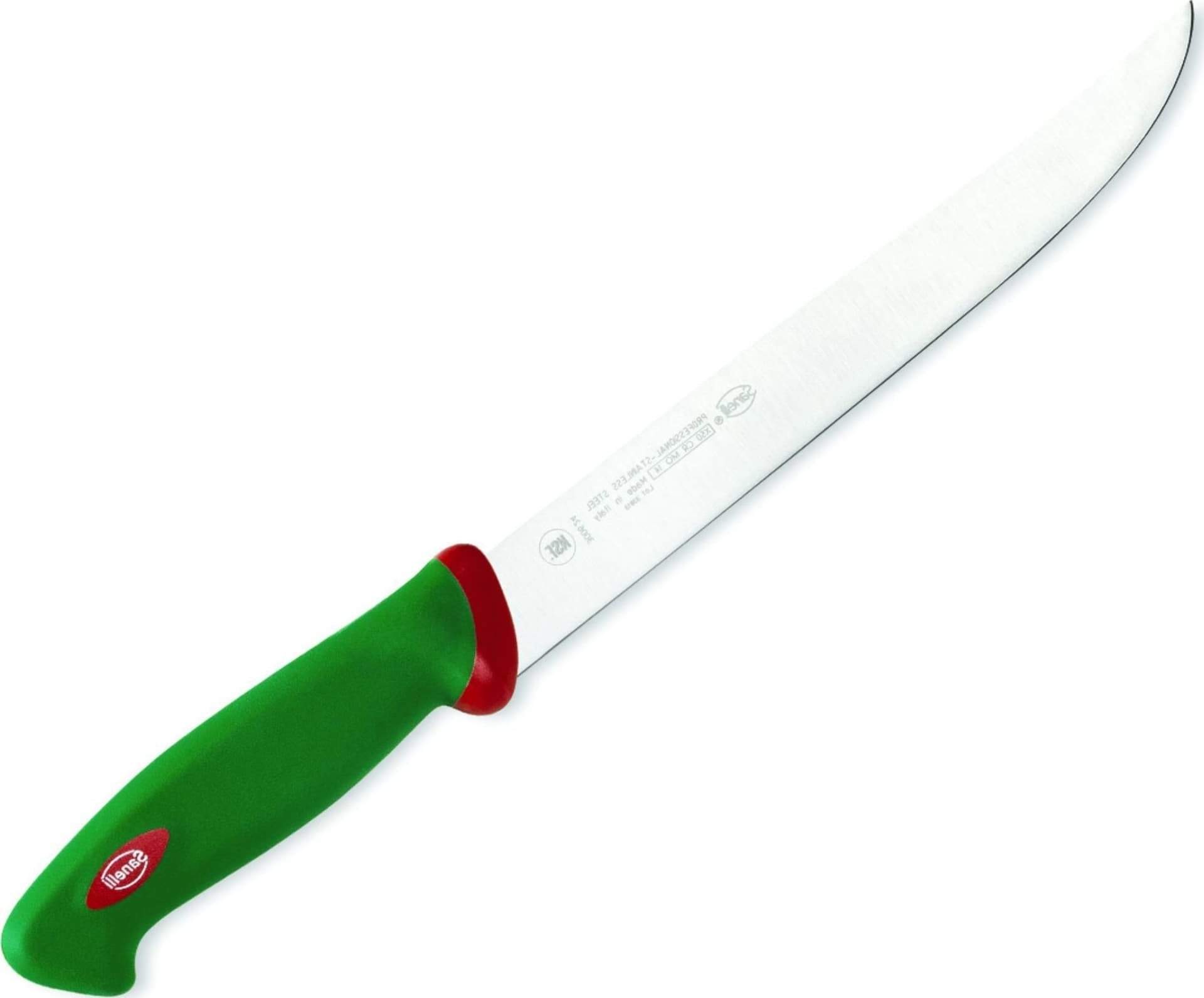 COLTELLO ARROSTO  a lama semirigida  per carni cotte (es. arrosti, bolliti cm.24 - 2