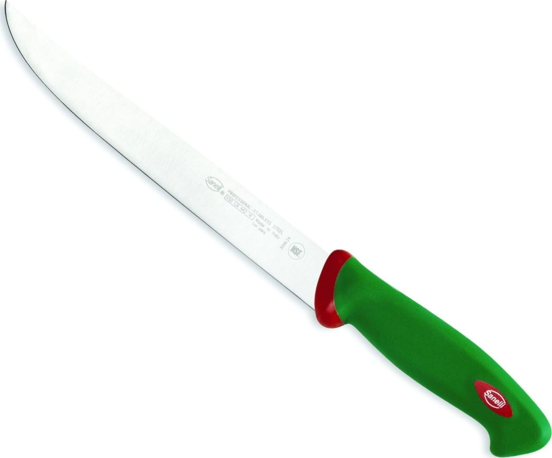 COLTELLO ARROSTO  a lama semirigida  per carni cotte (es. arrosti, bolliti cm.24 - 4