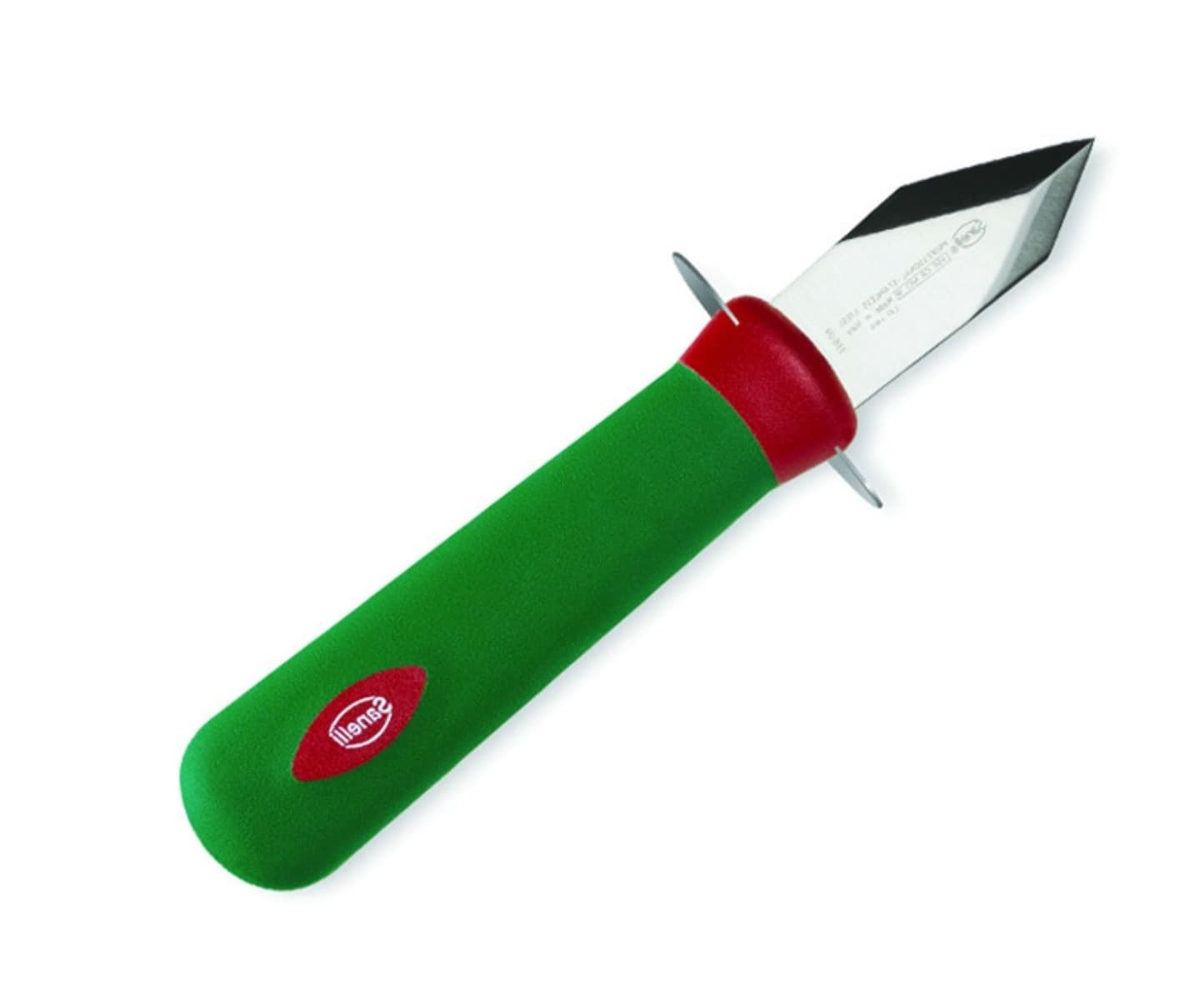 COLTELLO APRI OSTRICHE  manico ergonomico in materiale antiscivolo   	- cm.9 - 3