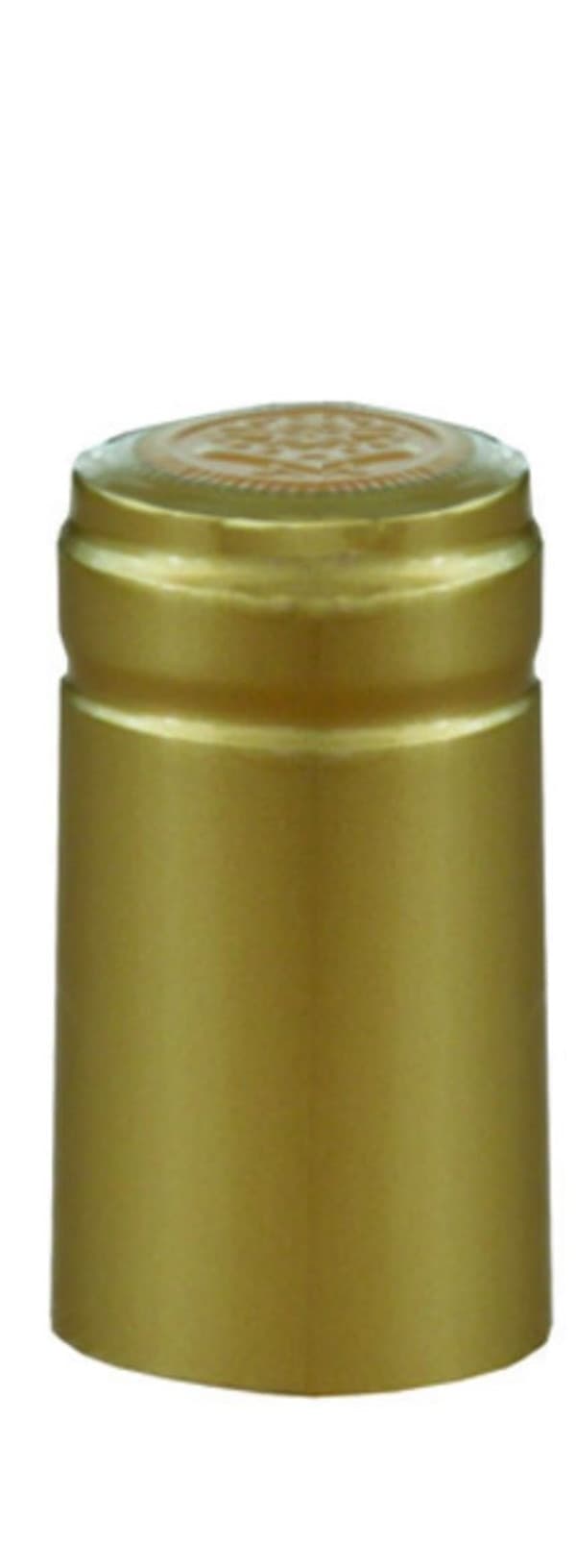 Capsula termoretraibile per bottiglie vino pz.100 	- oro  mm.31x55 - 4