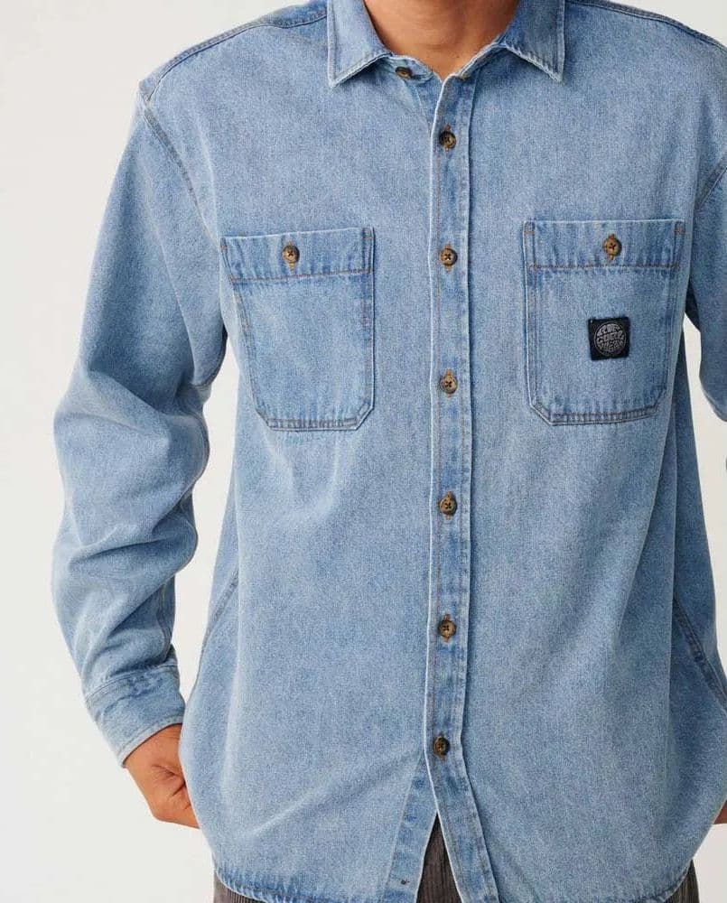 Camicia Jeans Rip Curl Premium Surf Denim - 5