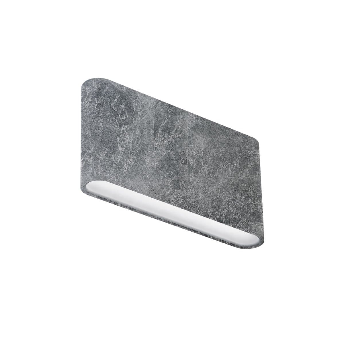 Applique moderno Promoluce GRIP A18 LED IP65 CCT biemissione alluminio vetro - 25