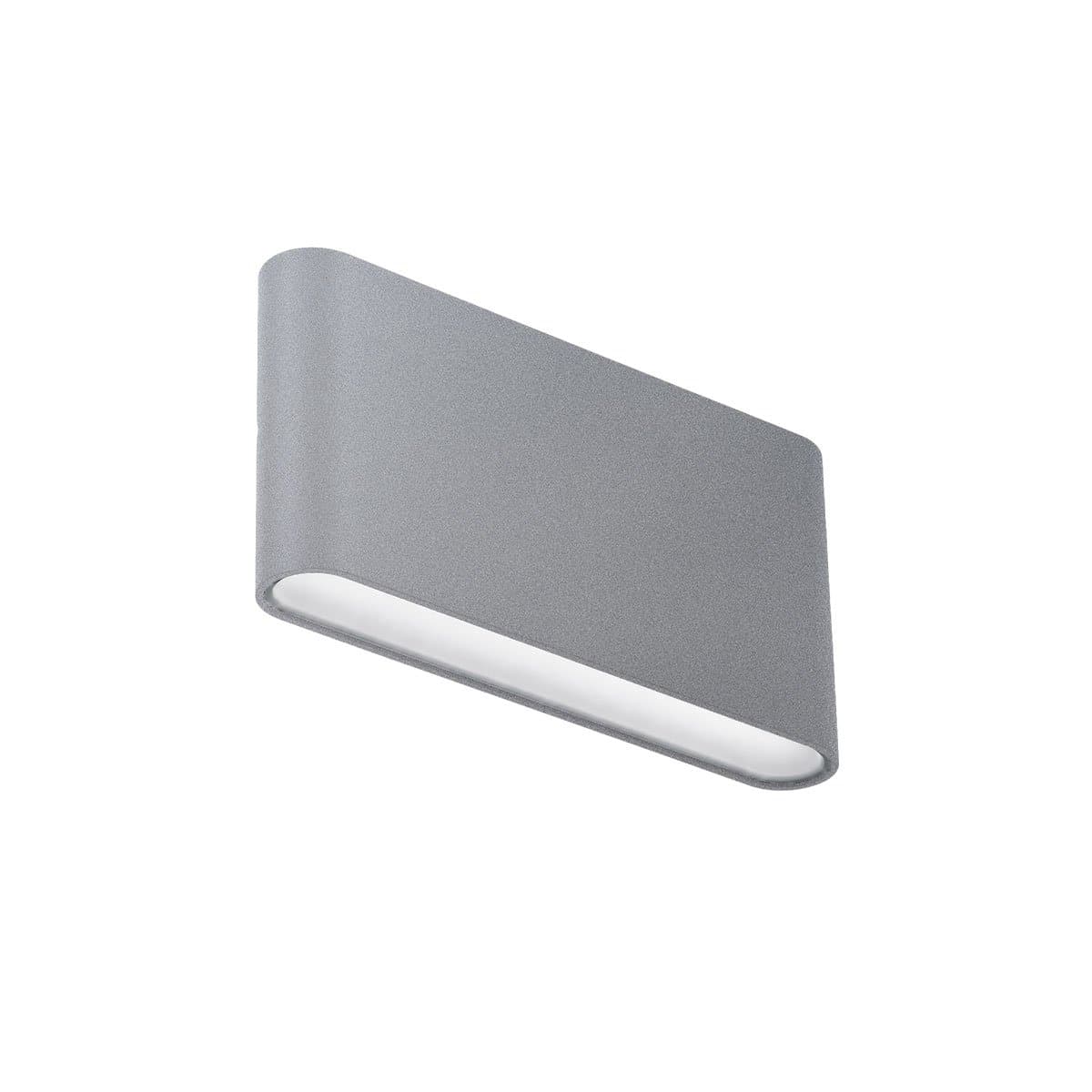 Applique moderno Promoluce GRIP A18 LED IP65 CCT biemissione alluminio vetro - 4