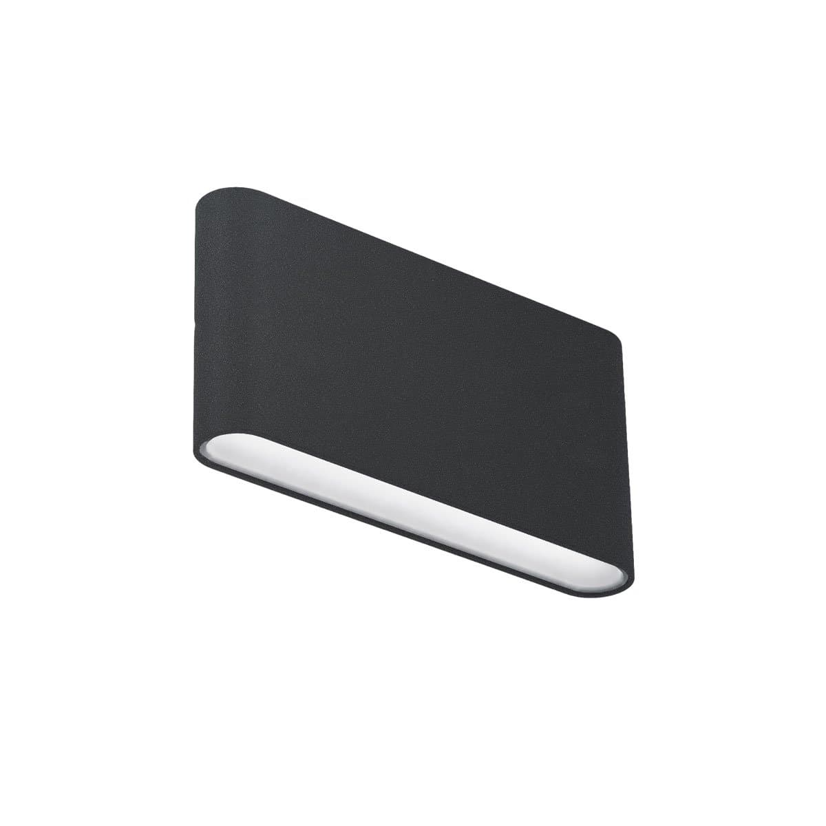 Applique moderno Promoluce GRIP A18 LED IP65 CCT biemissione alluminio vetro - 6