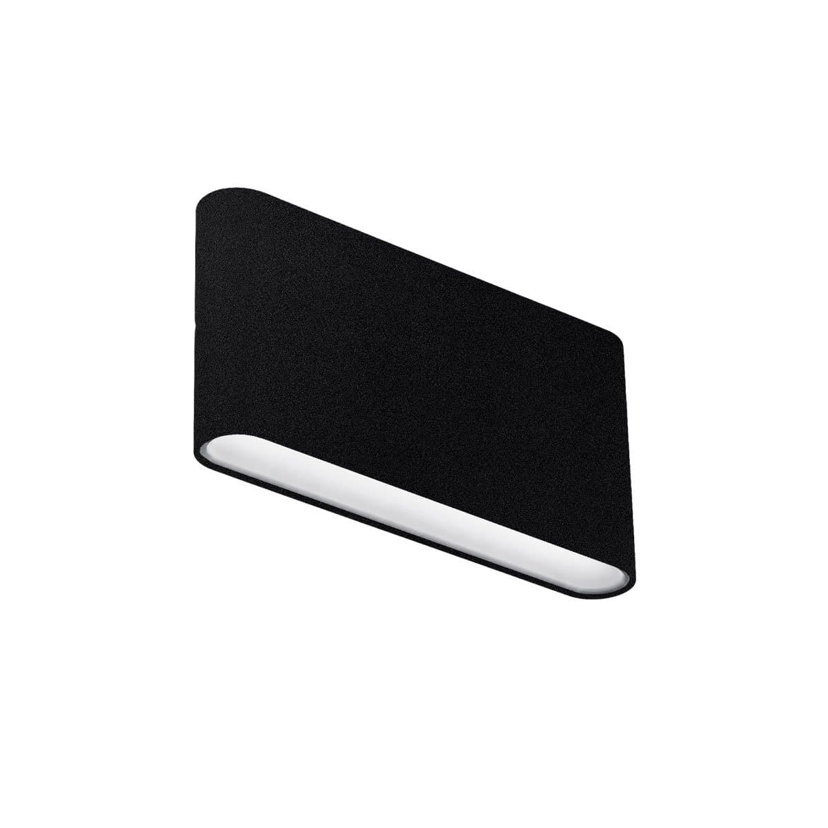 Applique moderno Promoluce GRIP A18 LED IP65 CCT biemissione alluminio vetro - 7