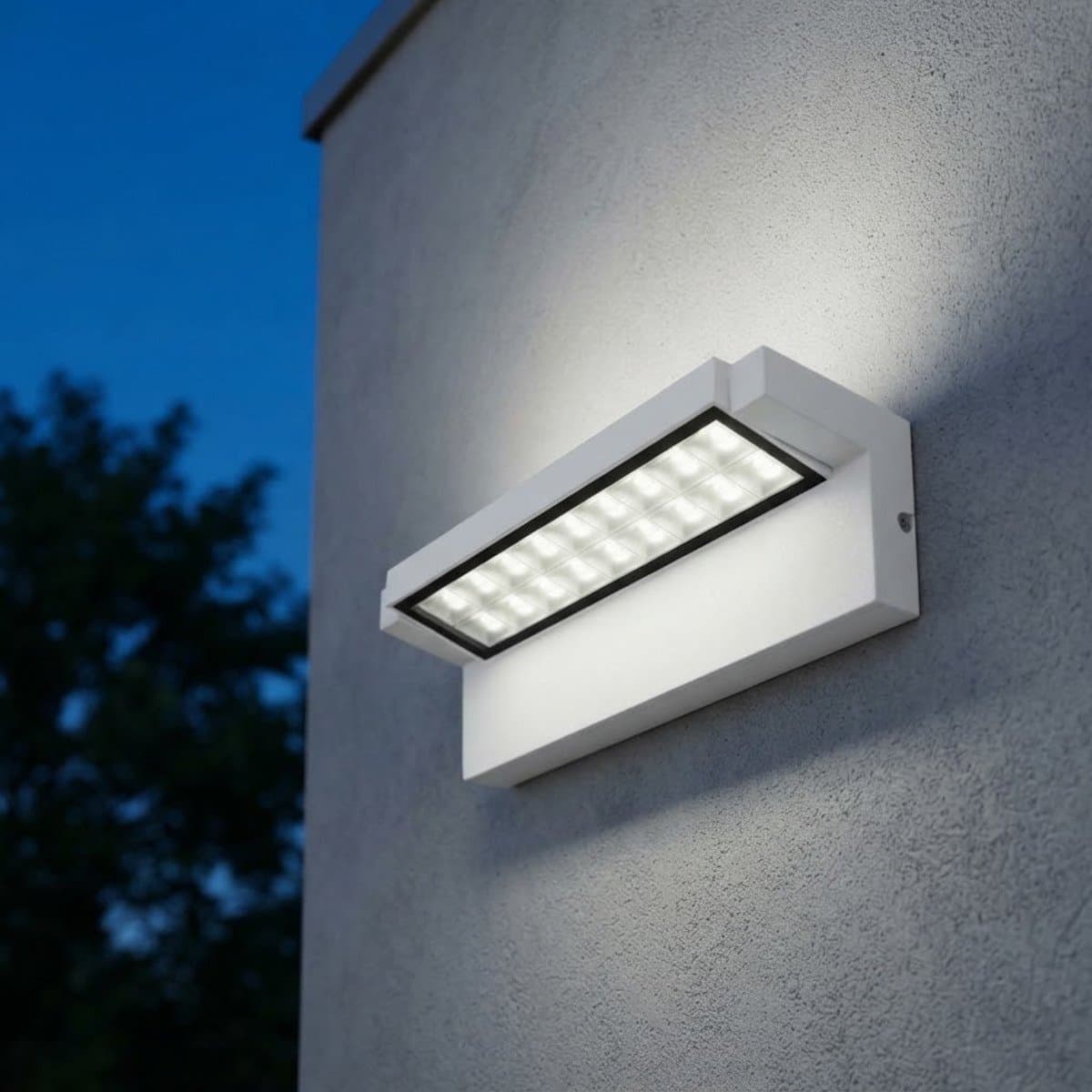 Applique led Promoluce CORNER A36 IP65 CCT orientabile alluminio vetro - 2