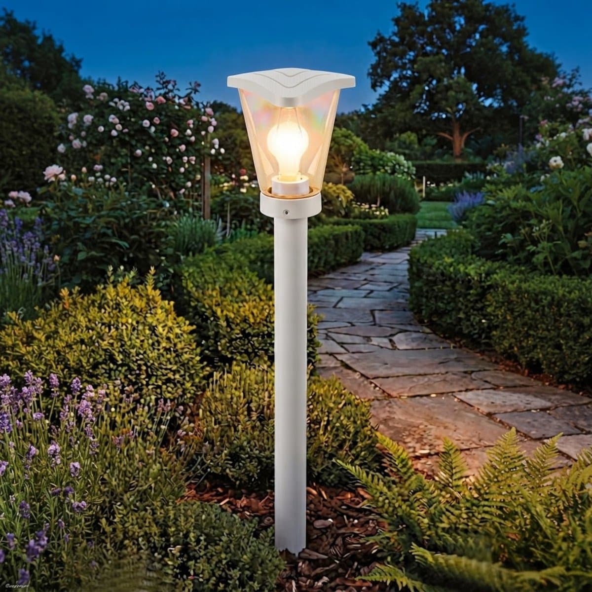 Testa palo Sovil illuminazione LAMBO 154 E27 LED IP65 termoplastico - 2