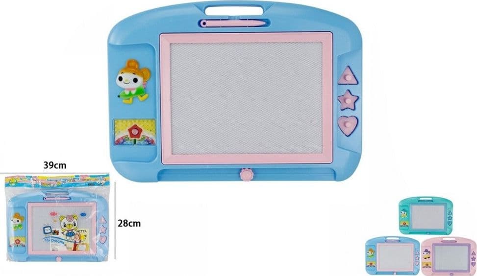LAVAGNA MAGICA GIOCO EDUCATIVO PER BAMBINI CANCELLABILE CON PENNA MAGNETICA TIMBRINI 07681 - 2