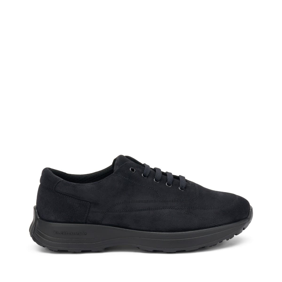 Frau sneakers da uomo in camoscio blu - 5