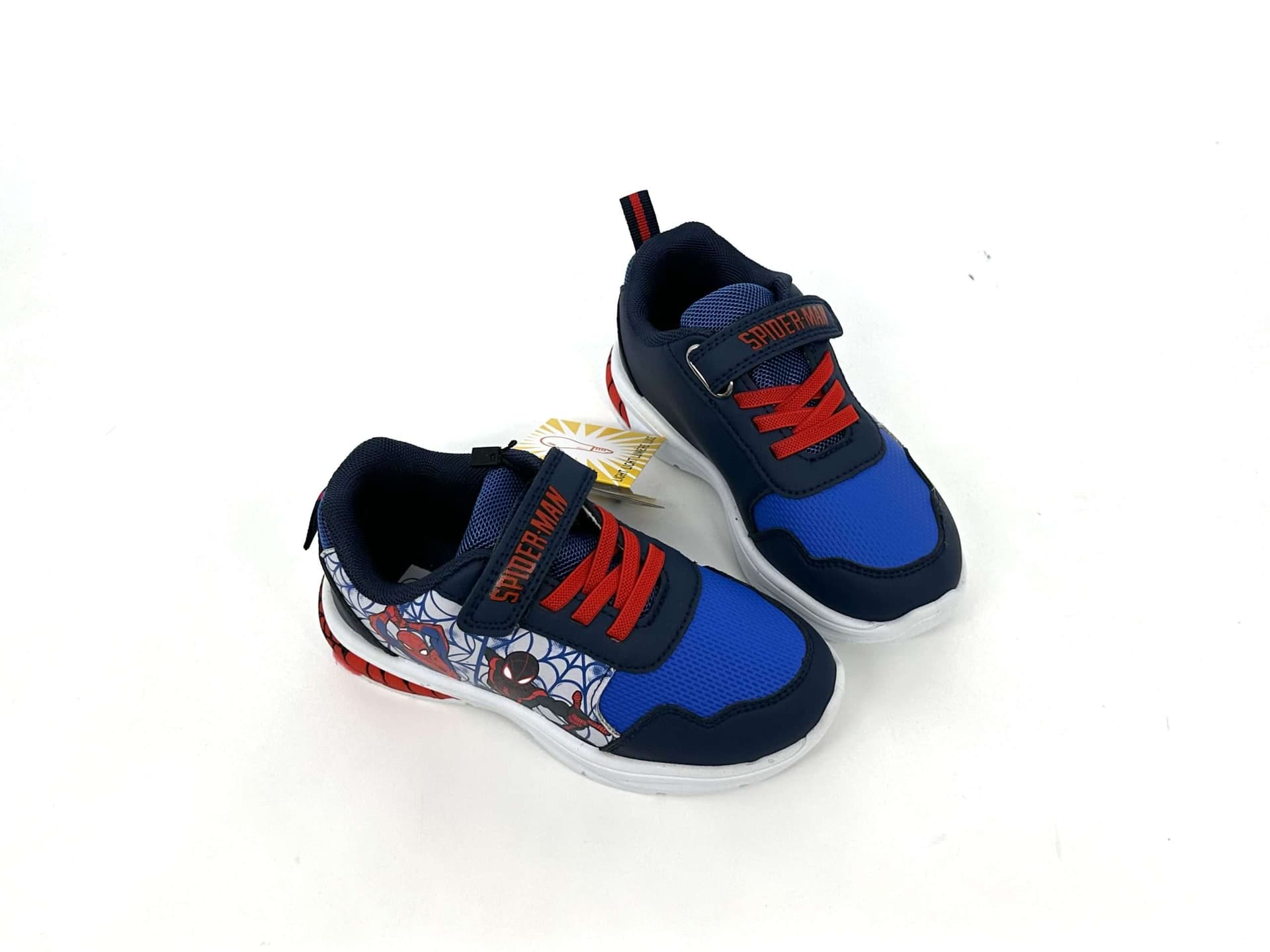 Marvel scarpe bimbo Spiderman blu e rosse con luci - 5