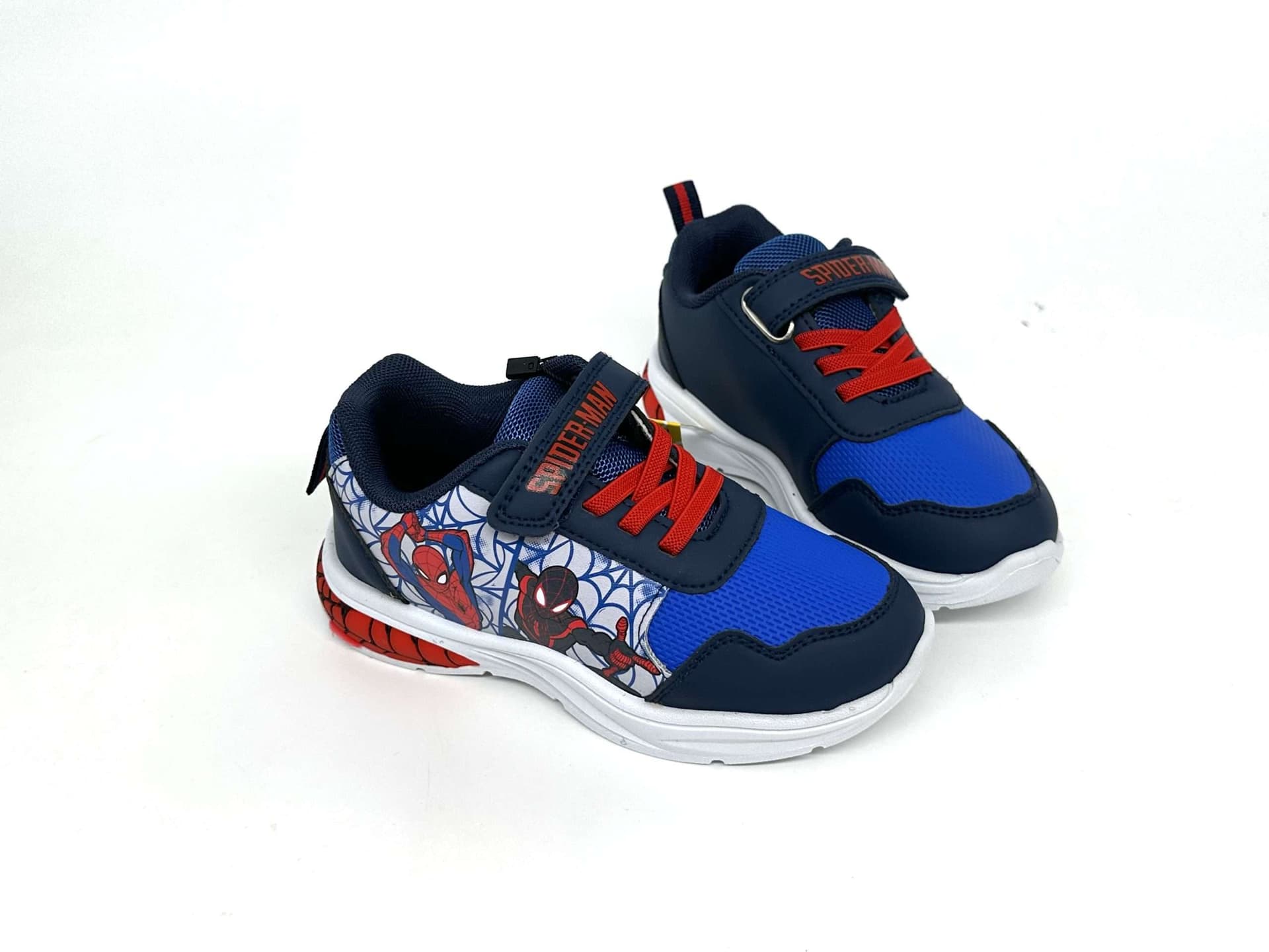 Marvel scarpe bimbo Spiderman blu e rosse con luci - 7
