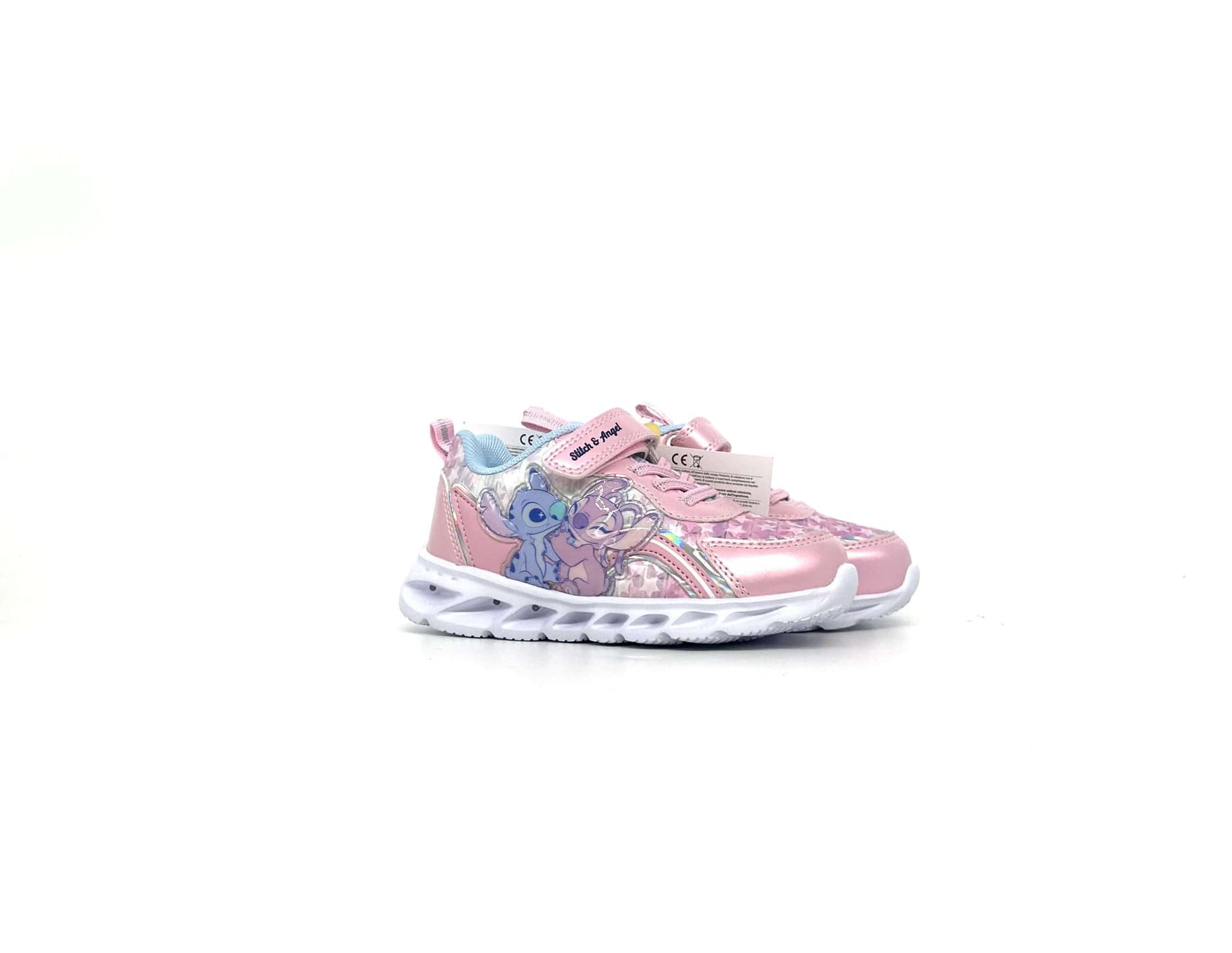 Disney scarpe bimba Lilo e Stitch rosa con luci nella suola - 2