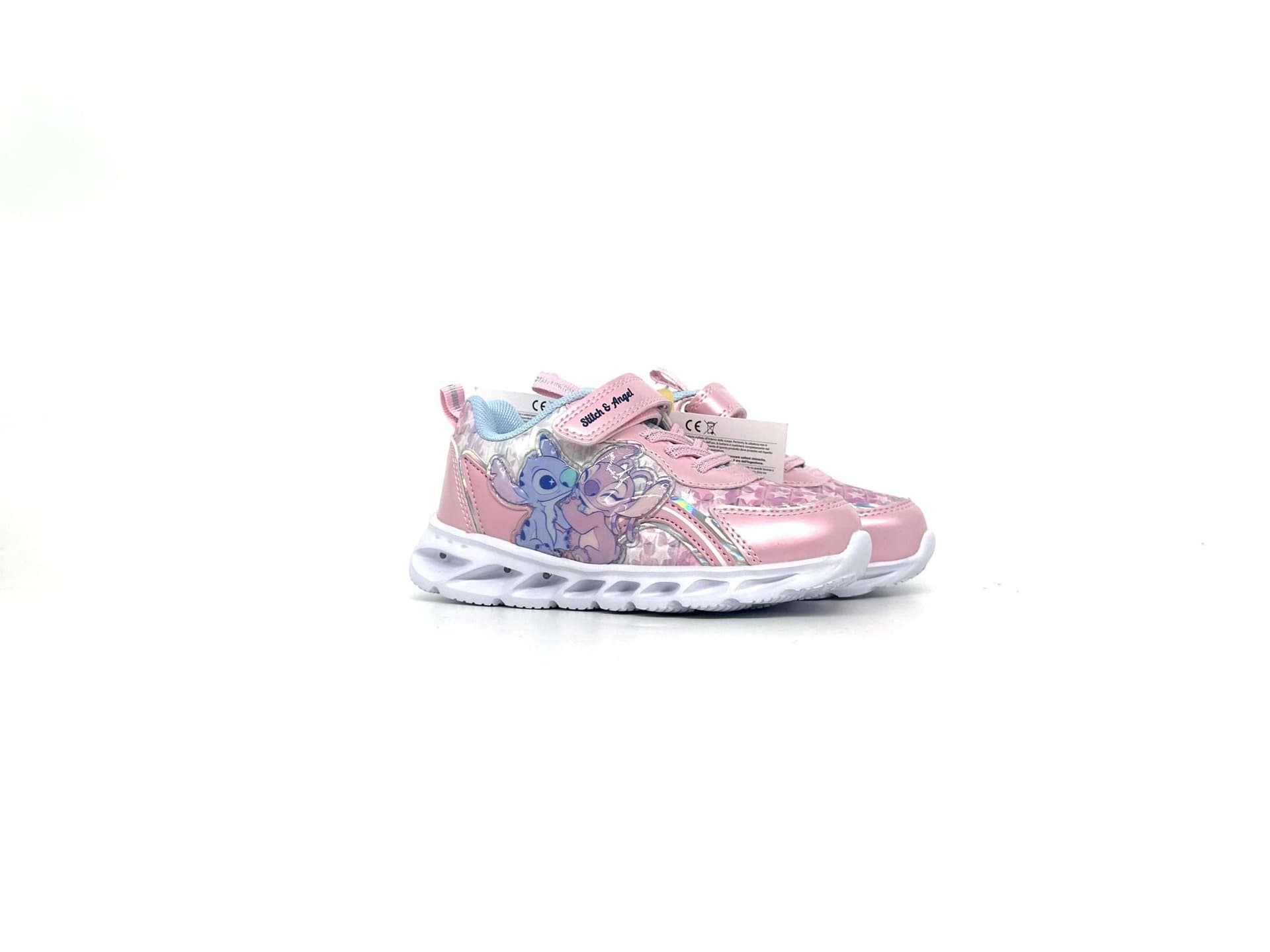 Disney scarpe bimba Lilo e Stitch rosa con luci nella suola - 3