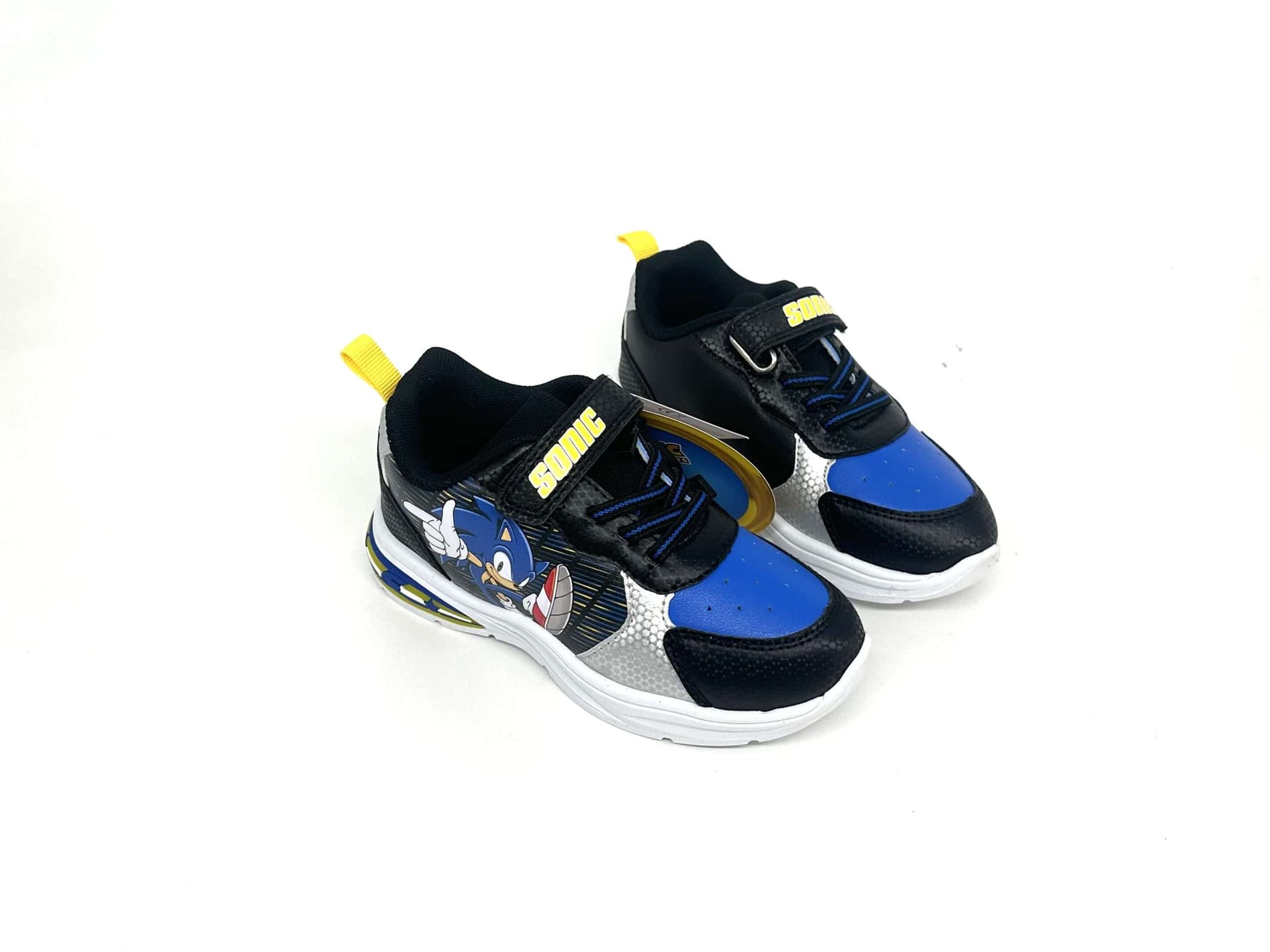 Marvel scarpe bimbo Sonic nere e blu con luci - 7