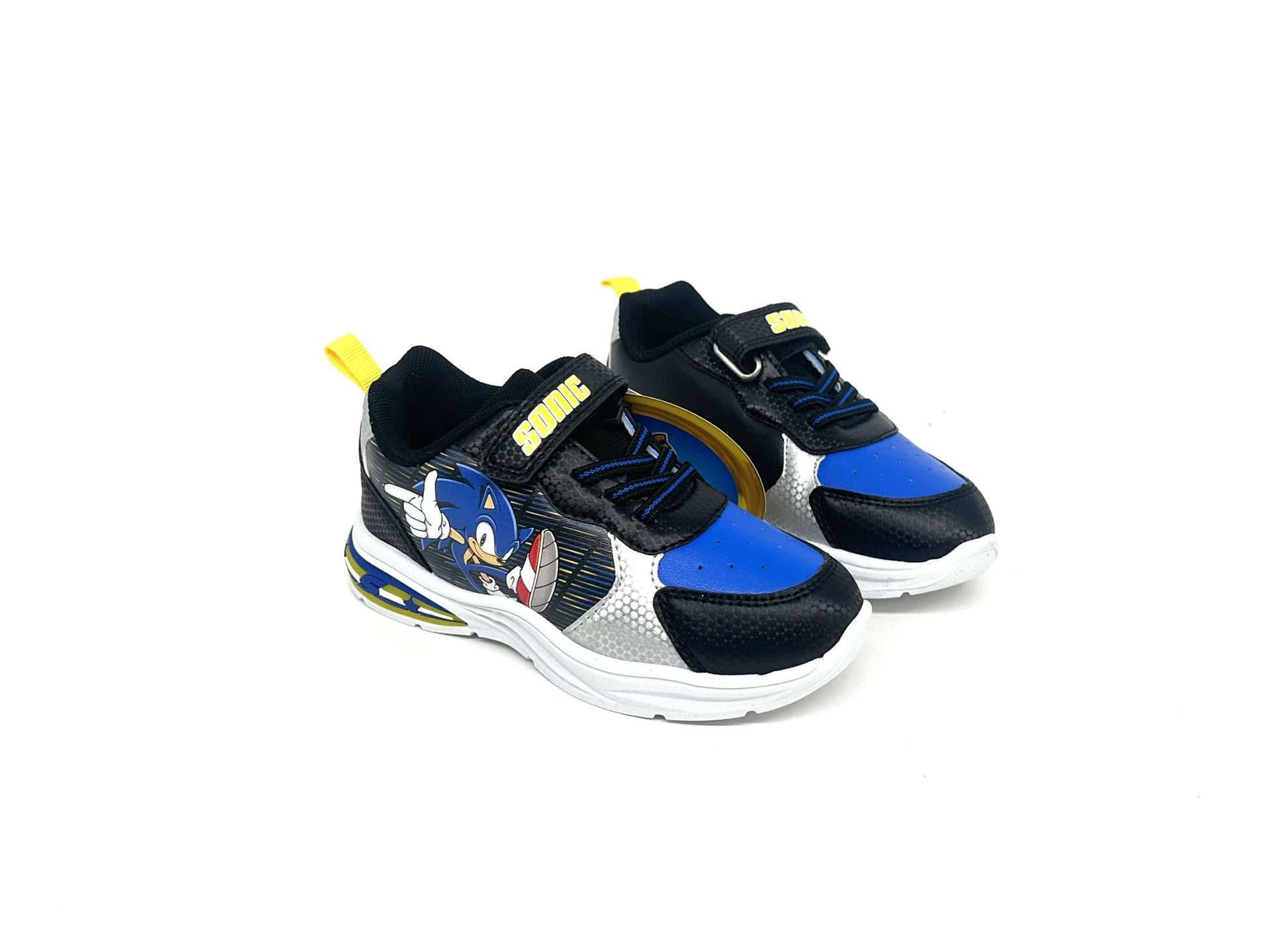 Marvel scarpe bimbo Sonic nere e blu con luci - 8
