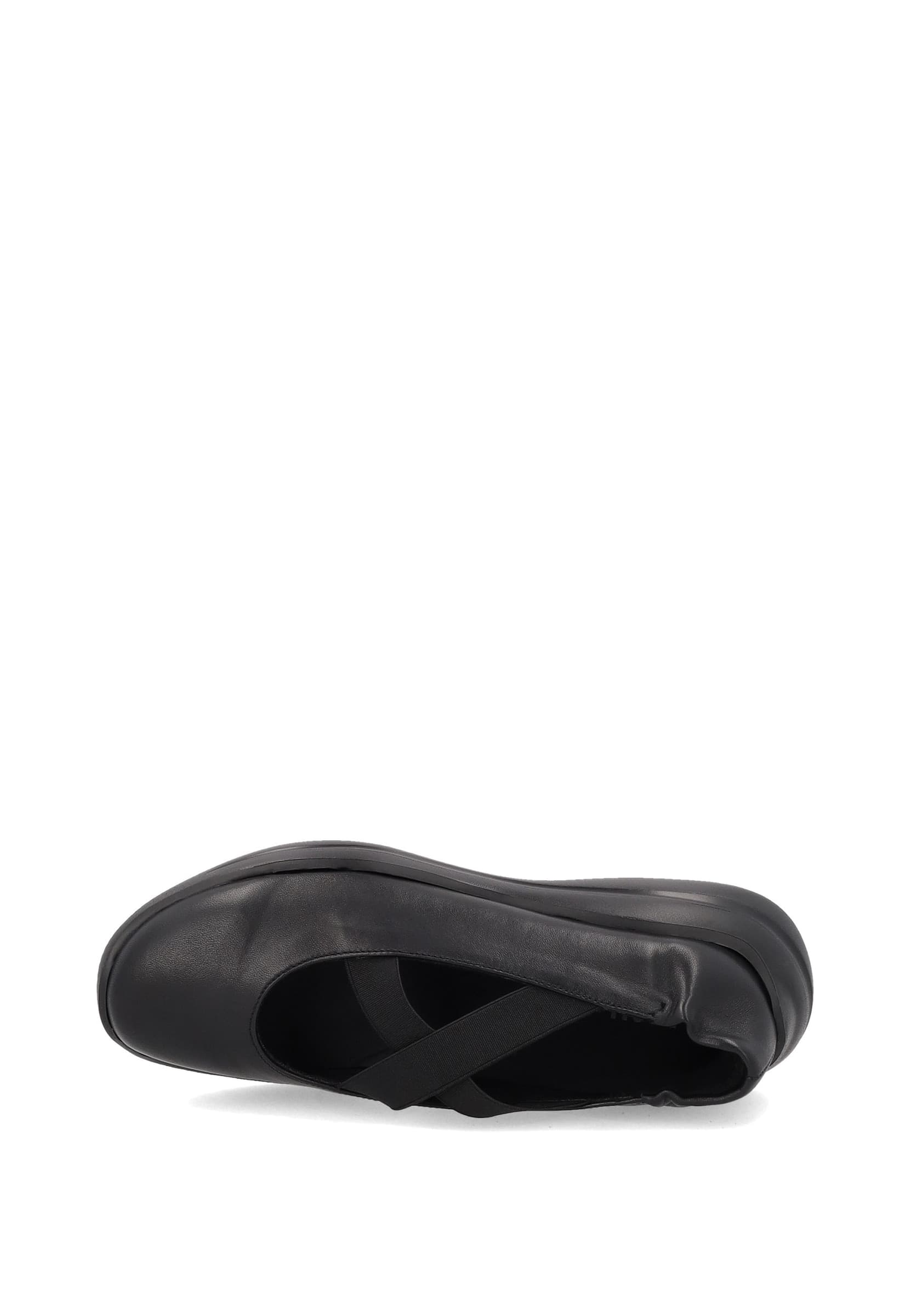 Frau ballerina donna comfort-tech in pelle nero - 2