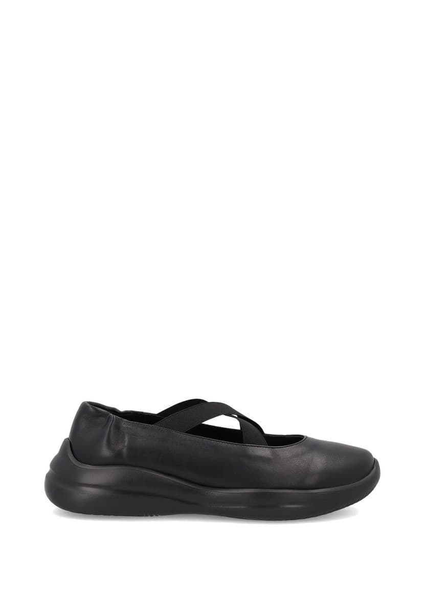 Frau ballerina donna comfort-tech in pelle nero - 5