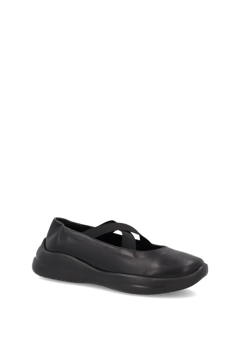 Frau ballerina donna comfort-tech in pelle nero - 6