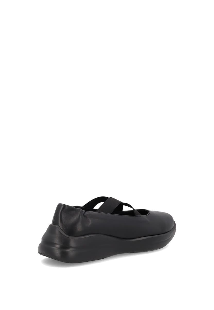 Frau ballerina donna comfort-tech in pelle nero - 8
