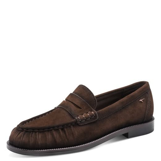 Tamaris mocassini donna scamosciato mocca marrone - 2