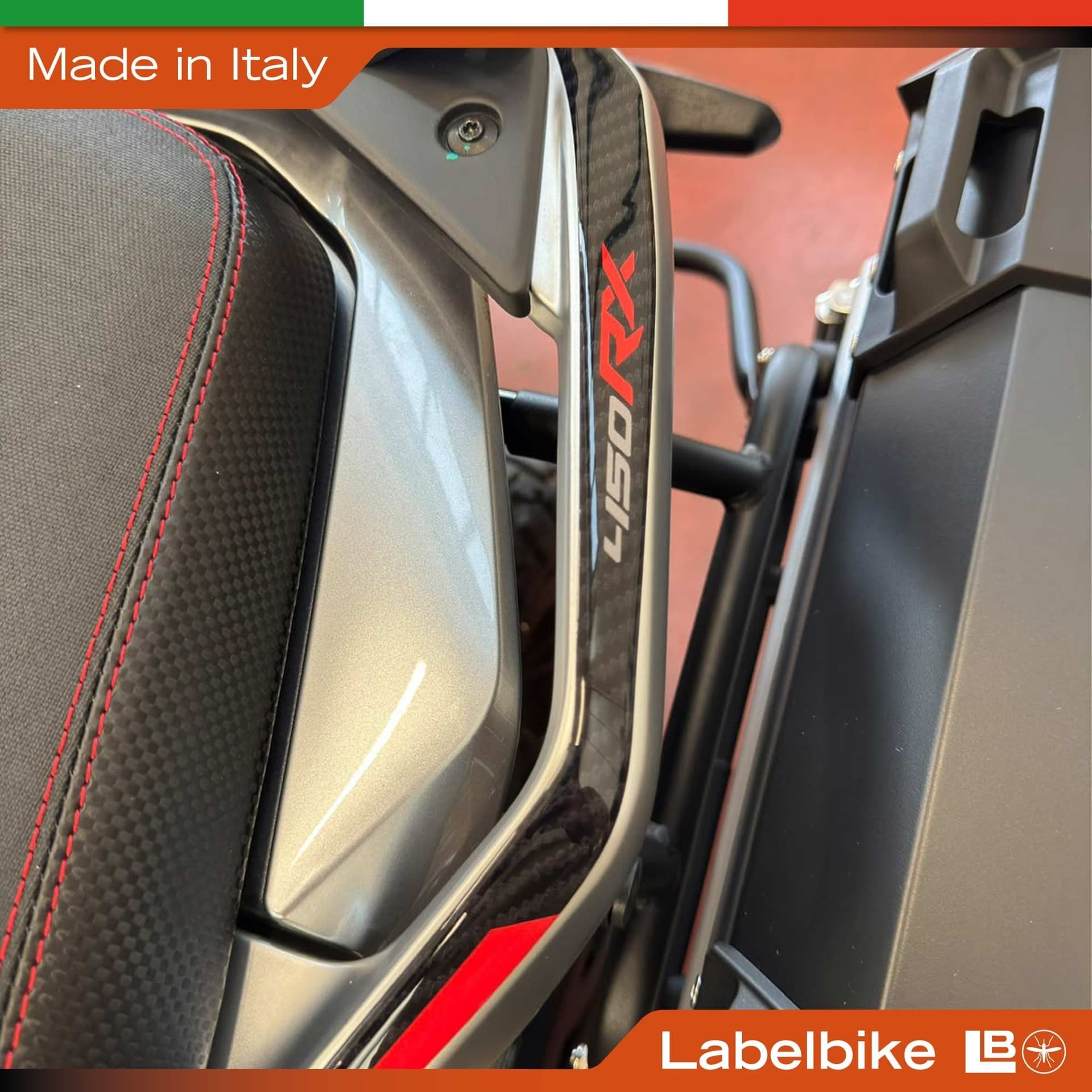 Adesivi Protezioni Maniglie moto compatibile con QJ Motor SRT 450 RX 2026 - 3