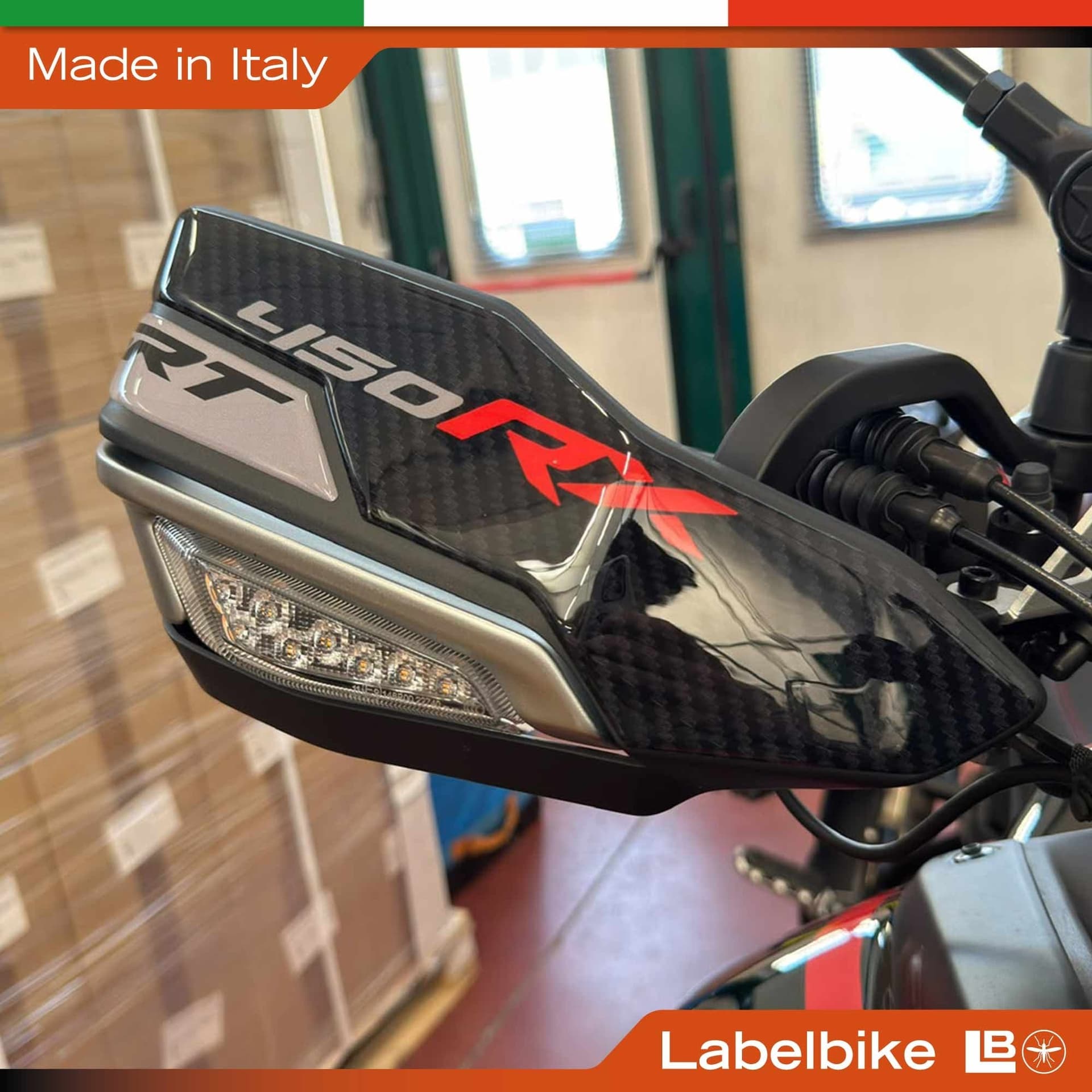 Adesivi Protezioni Paramani moto compatibile con QJ Motor SRT 450 RX 2026 - 3