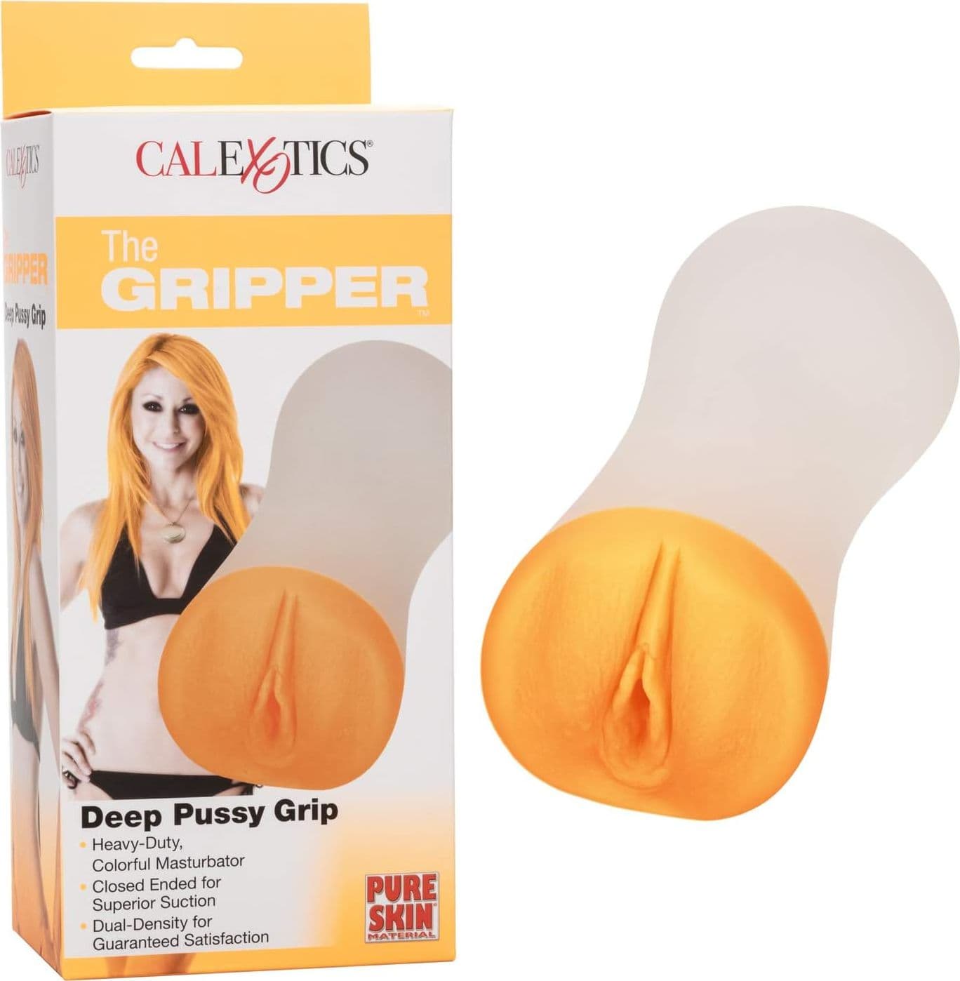 Masturbatore uomo The Gripper CalExotics 17,8 cm PureSkin TPE effetto suzione Ø 7,5 cm - 4