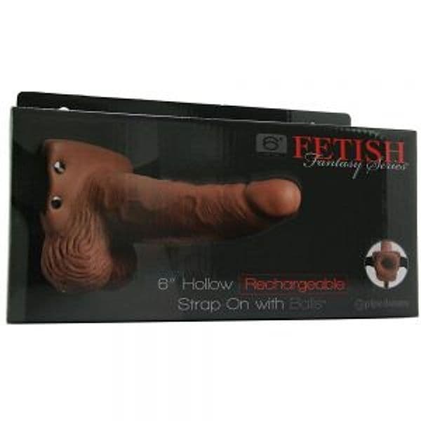 Strap-On cavo vibrante Fetish Fantasy Pipedream 17,8 cm ricaricabile 10 modalità - 12