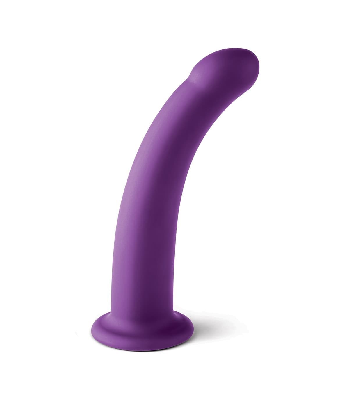 Strap-On She Has The Power Virgite 17,5 cm dildo silicone curvo harness universale - 4