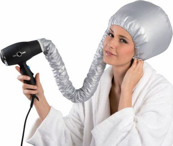 CUFFIA ASCIUGACAPELLI PROFESSIONALE PHON TERMICA CASCO PORTATILE PARRUCCHIERE