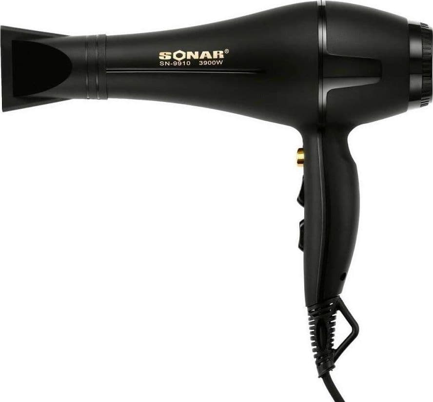 ASCIUGACAPELLI PROFESSIONALE POTENTE PHON CAPELLI LISCI SN-9910 2 VELOCITA