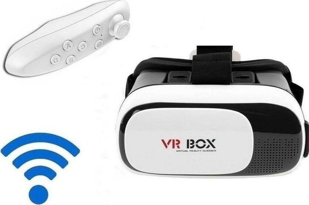 VR BOX 2.0 con Gamepad Bluetooth Occhiali 3D Realtà Virtuale Virtual Reality