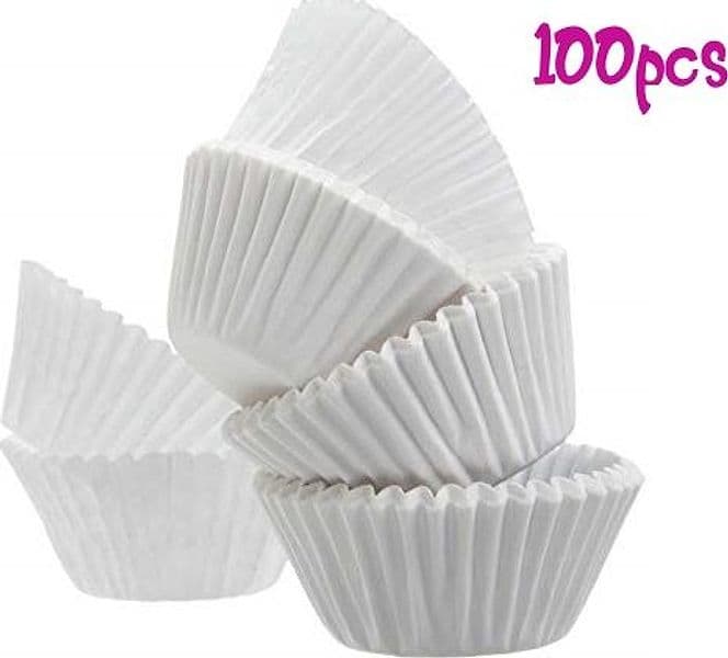 PIROTTINI DI CARTA 9CM PER MUFFIN 100PCS CUPCAKE TORTA COMPLEANNI DECORAZIONI FESTE