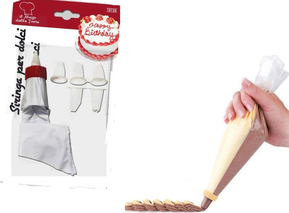 Sacca per Dolci con 6 BECCUCCI Decorazioni Dolci E Torte Sacca Borsa Sacca A Poche