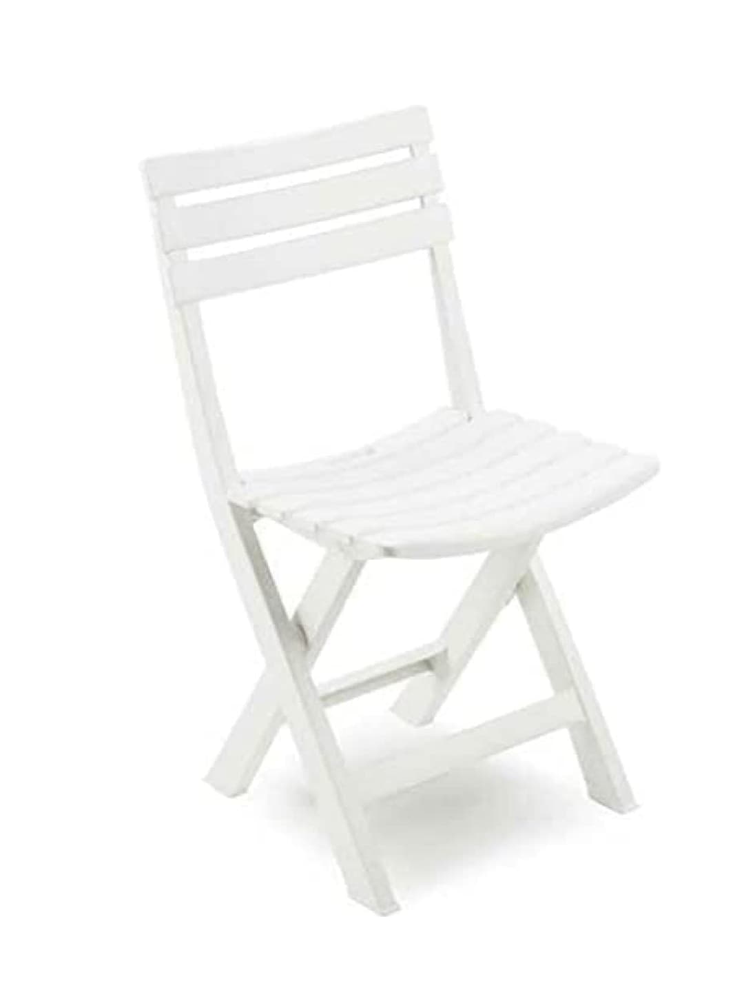 Pro-Progarden Birky Sedia da Giardino in Resina Bianco - Verde