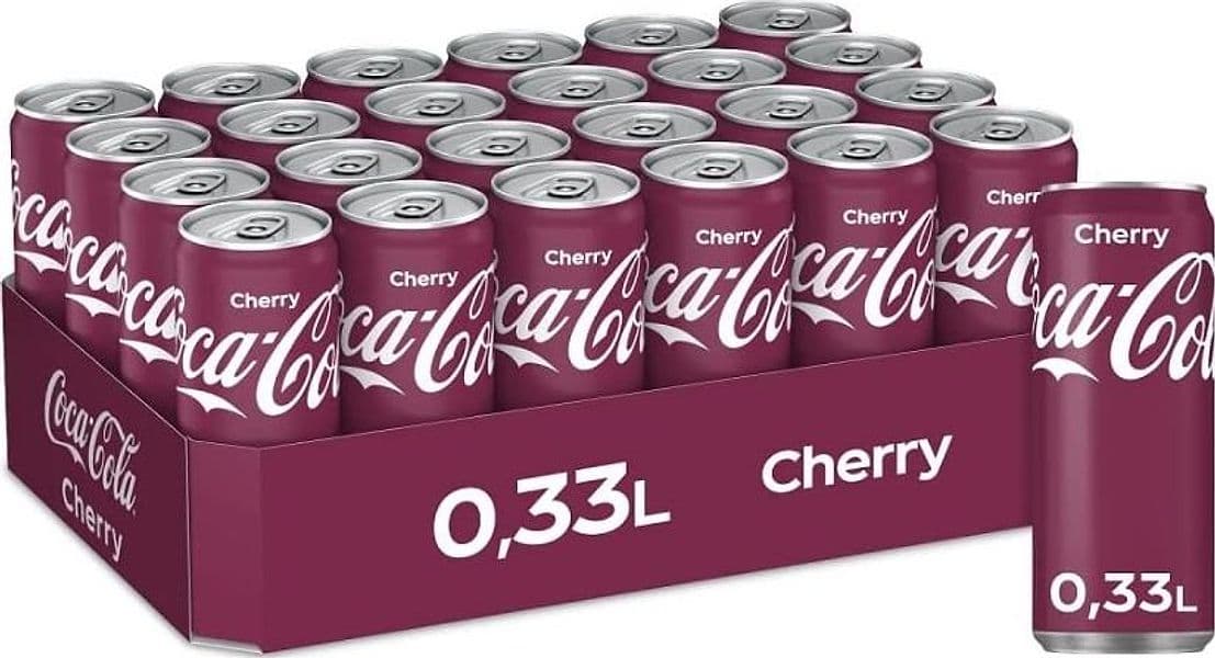 Coca Cola Cherry Ciliegia - 1 lattina da 330 ml