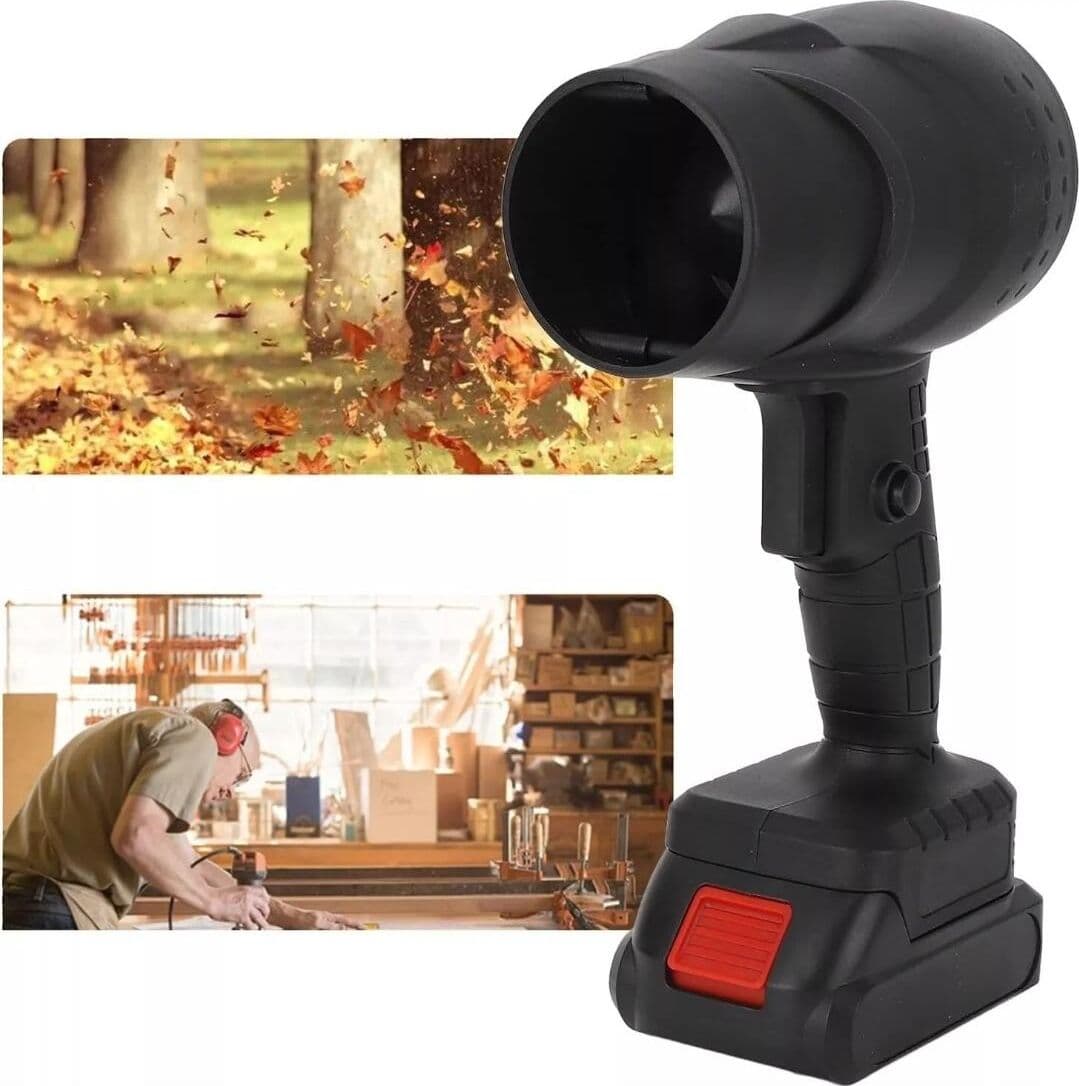 Soffiatore a Batteria, Mini Soffiatore per Foglie con Turbocompressore, Velocità dell'Aria fino a 126 km/h, Dotato di 2 Batterie da 48V , Adatto per la Cura e la Manutenzione del Giardino - 5
