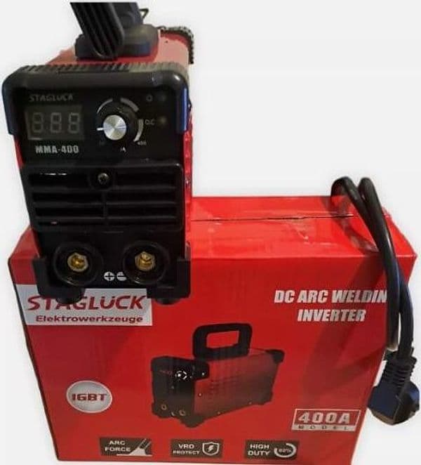 Mini saldatrice ad elettrodo elettrica inverter elettrodo 1.6 - 3.2mm 400 Ampere - 2