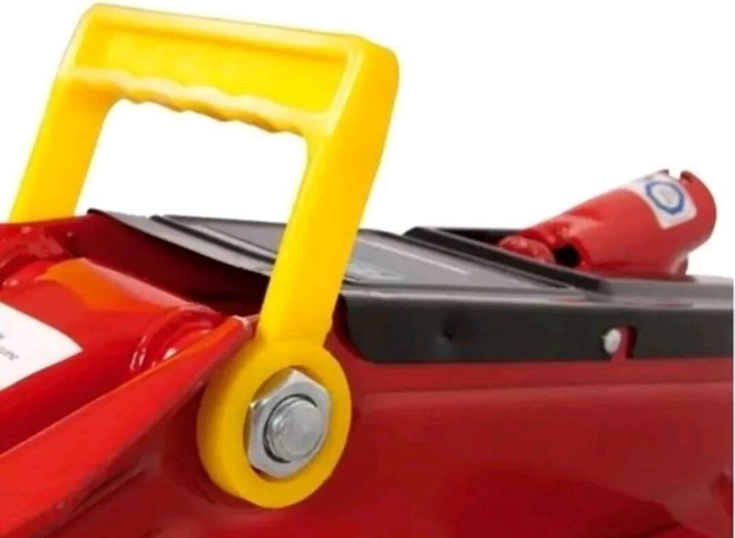 Crick idraulico Carrello 2 Ton per Auto e Furgone Sollevatore Martinetto con ruote - 4