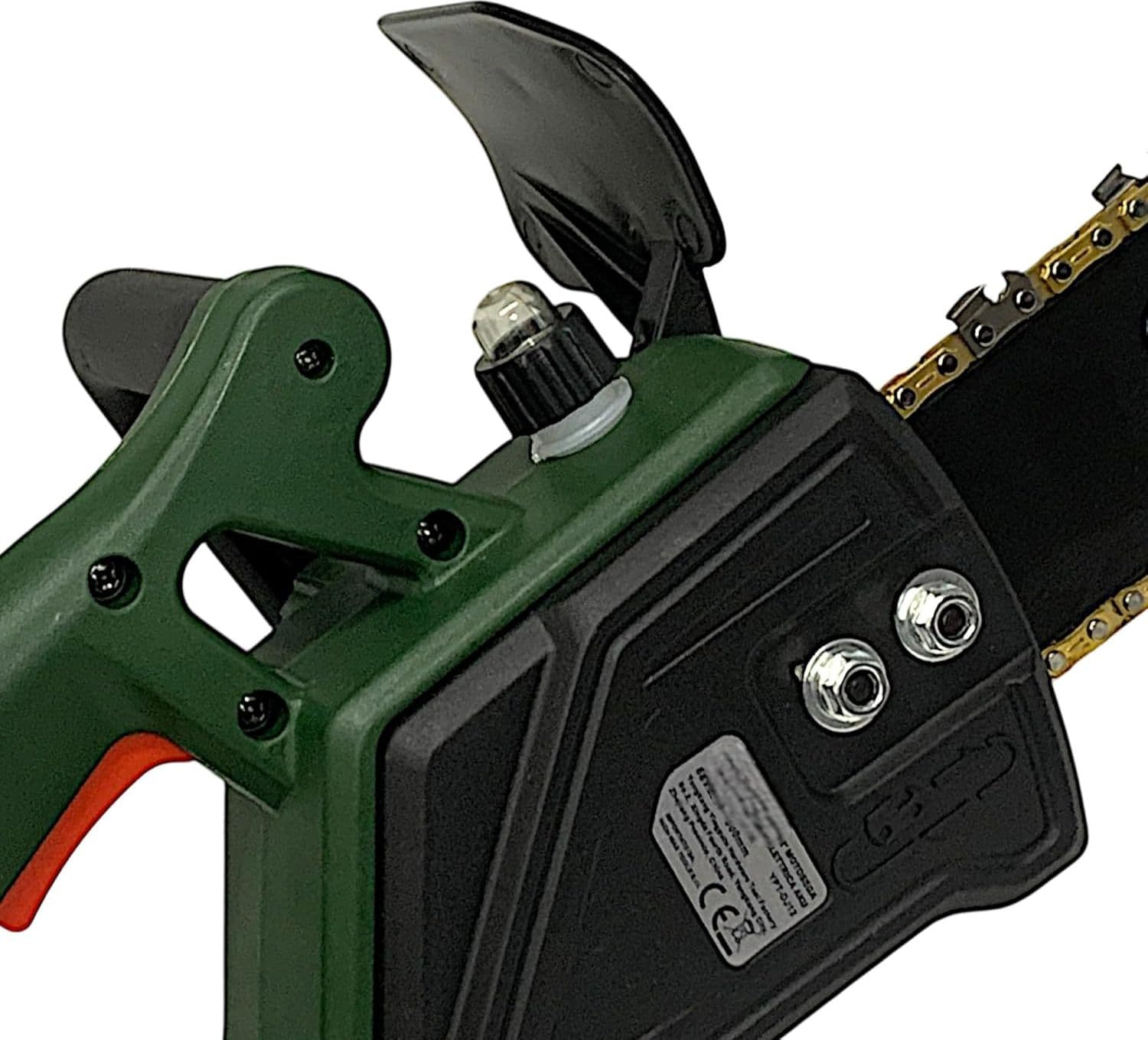 Motosega a Batteria con Lama da 12" (30cm) Taglio Massimo 30 cm Elettrosega due Batterie 68V 6000mAh con Pompetta Olio per Lubrificazione Catena Automatica per Tagliare Rami e Legno - 4