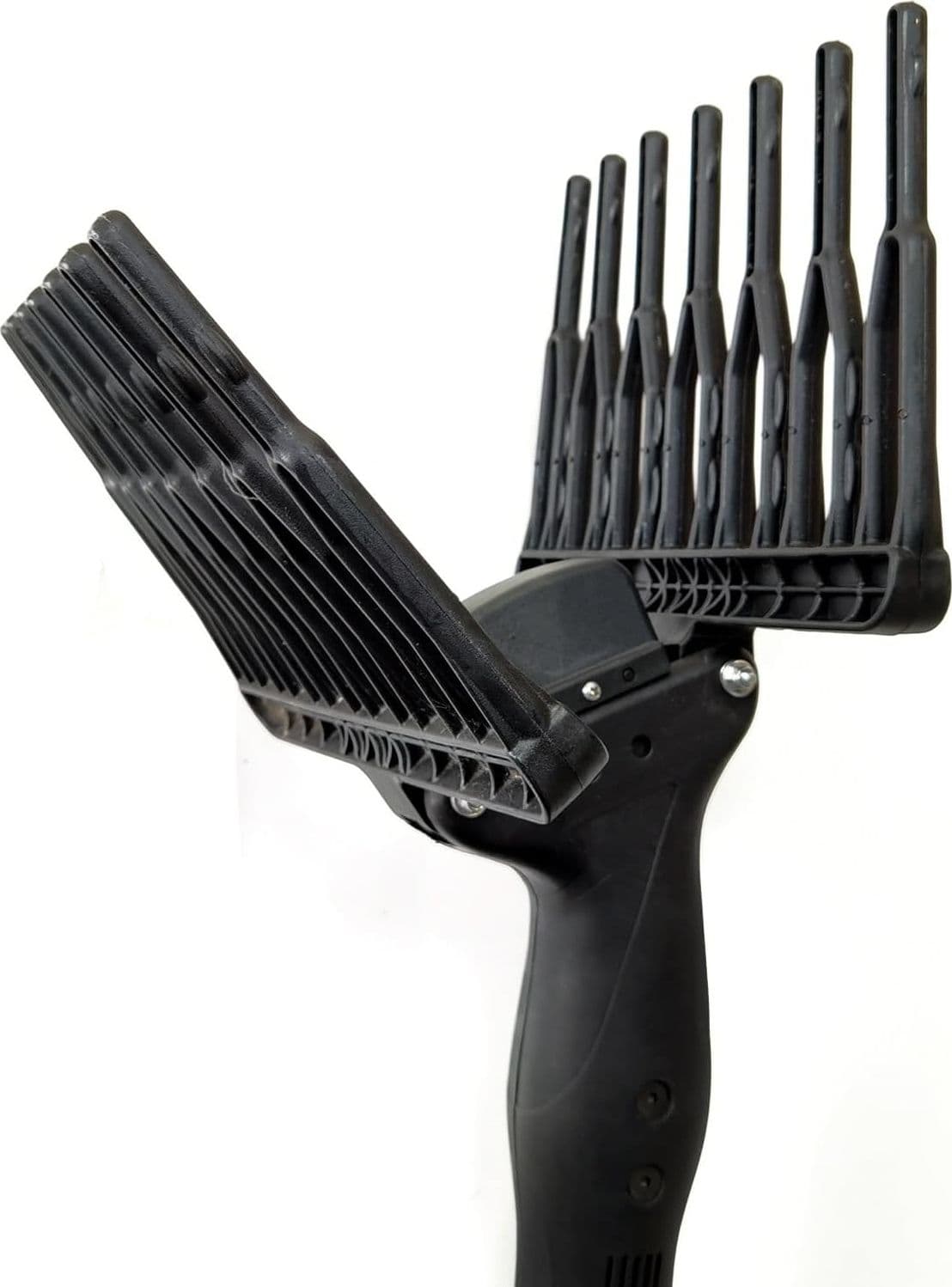 Abbacchiatore e scuotitore elettrico telescopico per olive a batteria 12V 400W fino a 1000 battiti al minuto scuotiolive leggero ergonomico e maneggevole incluso di cavi con morsetto - 2