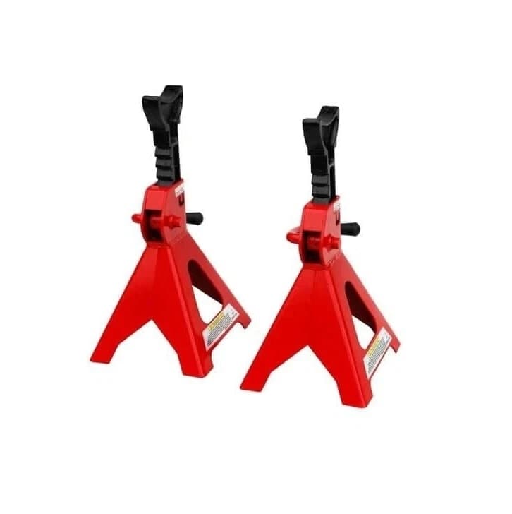 KIT SET CRIC SOLLEVATORE 2.5T + 2 CAVALLETTI COLONNETTE SUPPORTI PER AUTO 2500KG CRICK IDRAULICO A CARRELLO - 3
