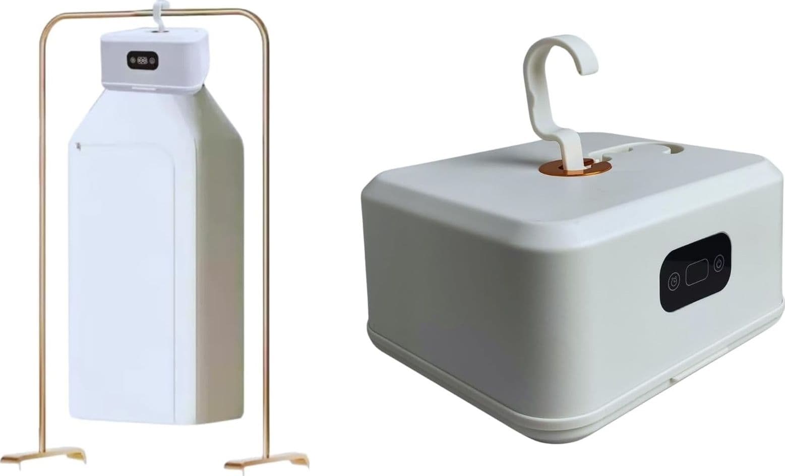 Asciugatrice Box Asciuga Biancheria Elettrico 600 W Con Timer Regolabile Portatile Pieghevole con Gancio Tipo Gruccia da Viaggio, Camper e Lavanderia Compatta - 4