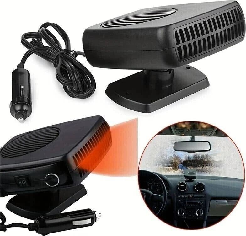 Sbrinatore Auto Scaldino 12V Stufa Furgone 200W Riscaldatore Termoventilatore - 3