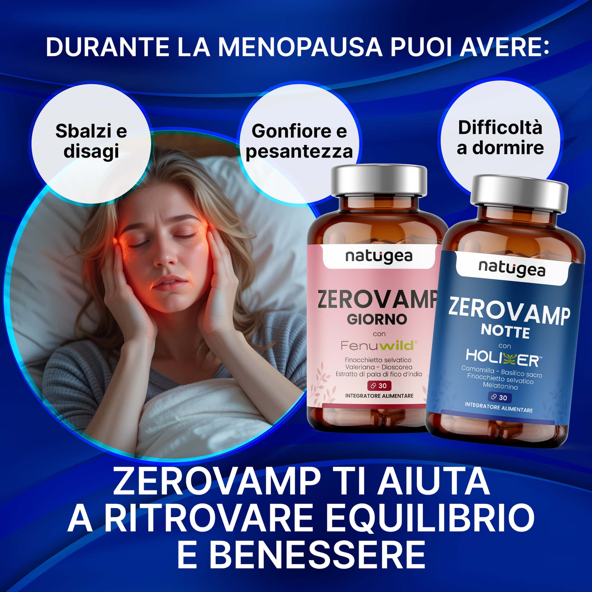 Zerovamp Menopausa - Riduci vampate, migliora il sonno e ritrova il tuo equilibrio naturale. - 2