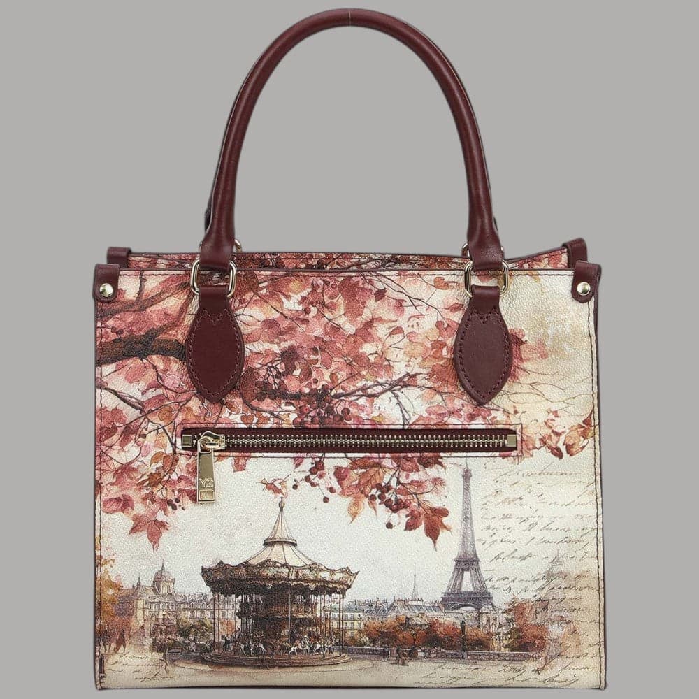 Borsa tote YNot Yes Bag small con stampa città e manici e tracolla - 9
