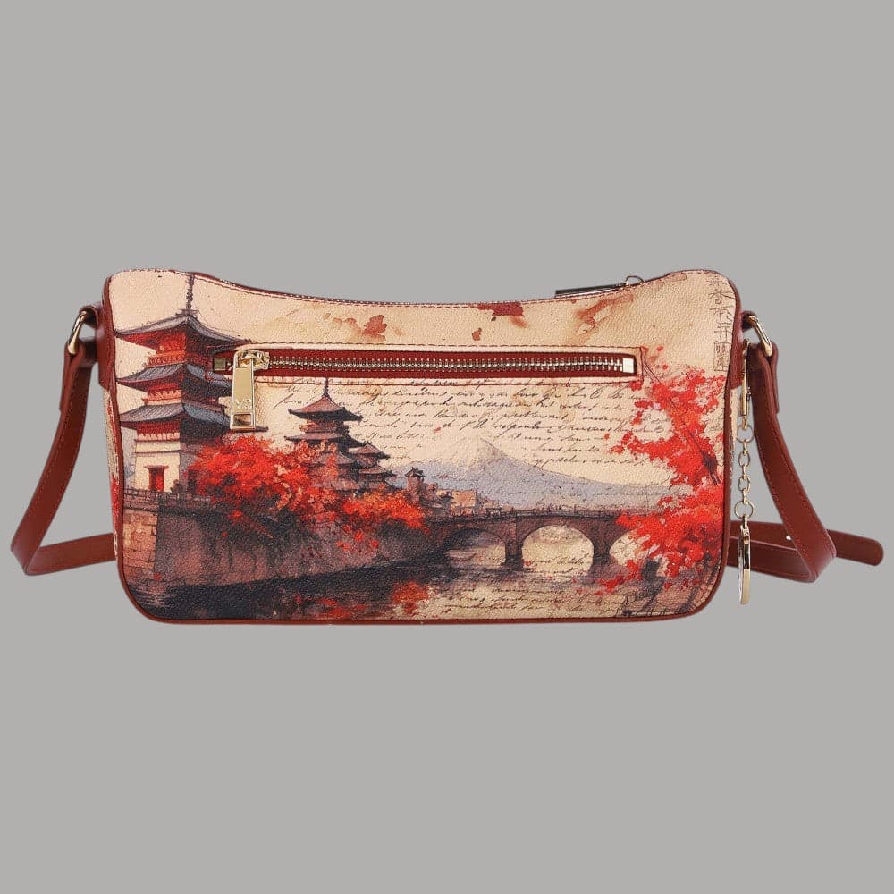 Borsa clutch YNot Yes Bag con stampa città e tracolla rimovibile - 9