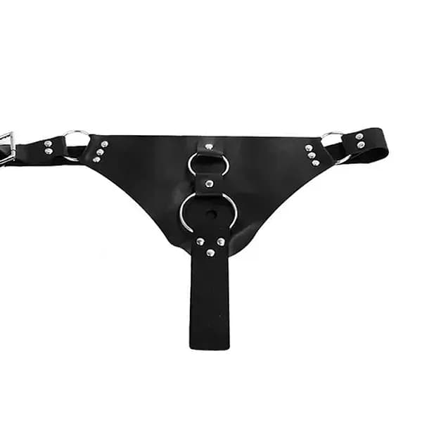 Strap-On realistico Baile Ultra Passionate Harness 18 cm PVC Ø 4,5 cm regolabile - 5