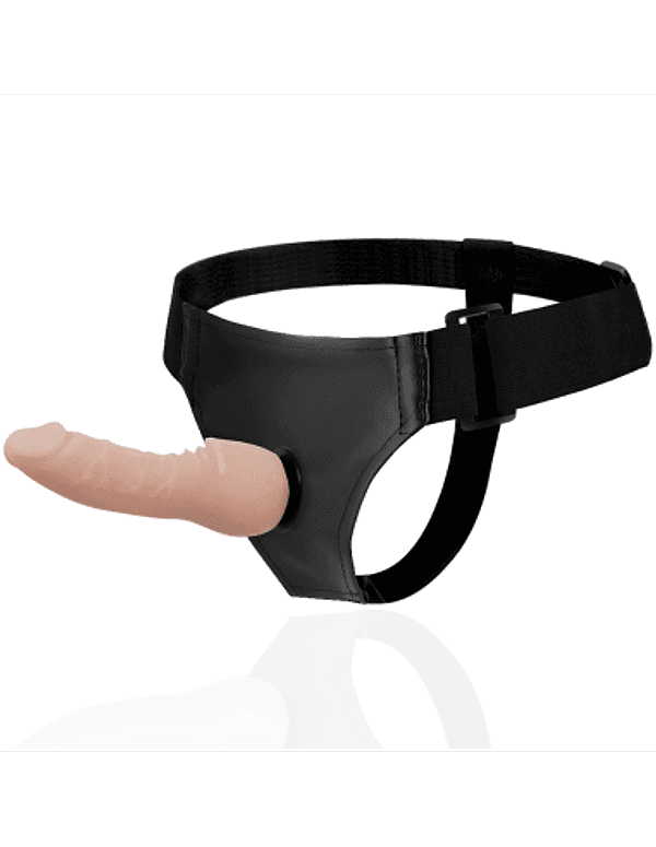 Strap-On realistico Harness Attraction James 16 cm TPR Ø 3,3 cm neoprene regolabile - 3